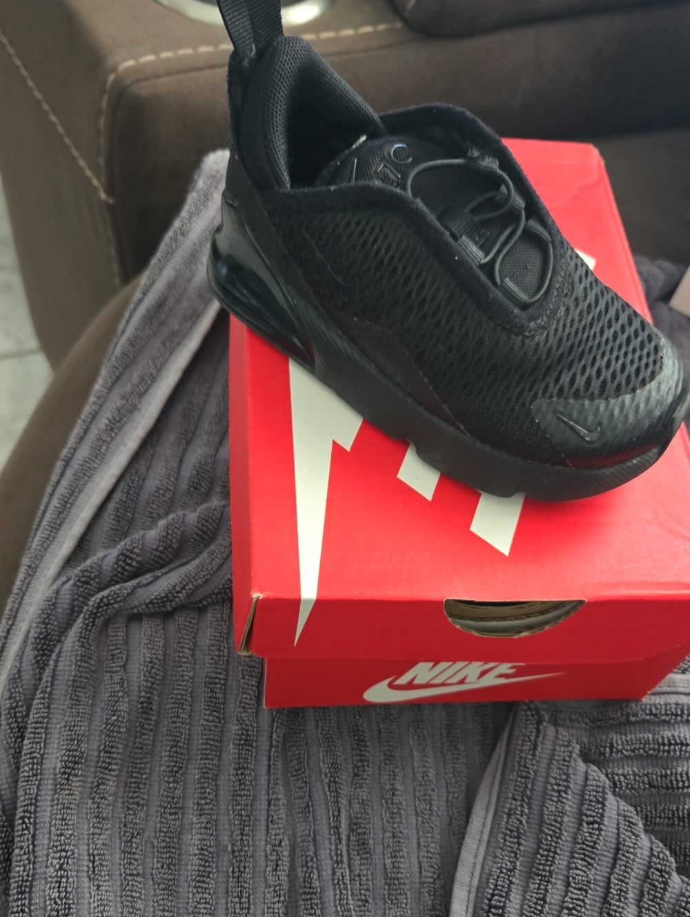 Nike Black Mesh Slip-On Men's Sneaker